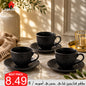 أطقم فناجين شاي حجرية / بورسلان / 6