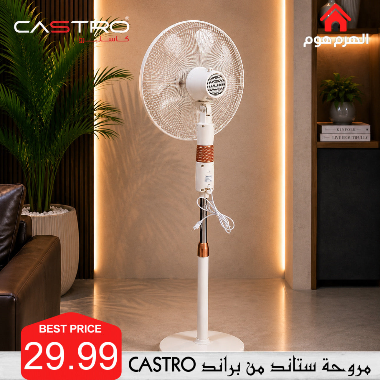 مروحة ستاند لون بيج من براند كاسترو - P-2432