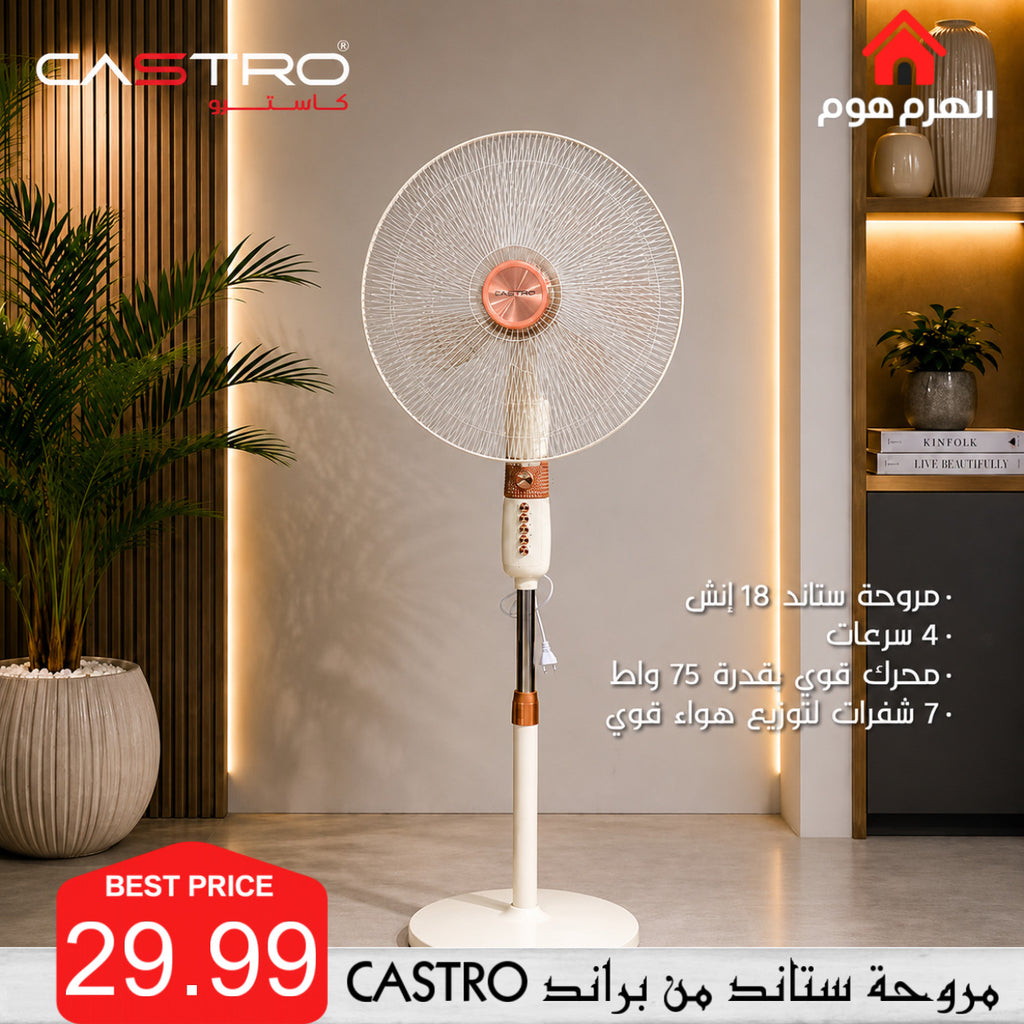 مروحة ستاند لون بيج من براند كاسترو - P-2432