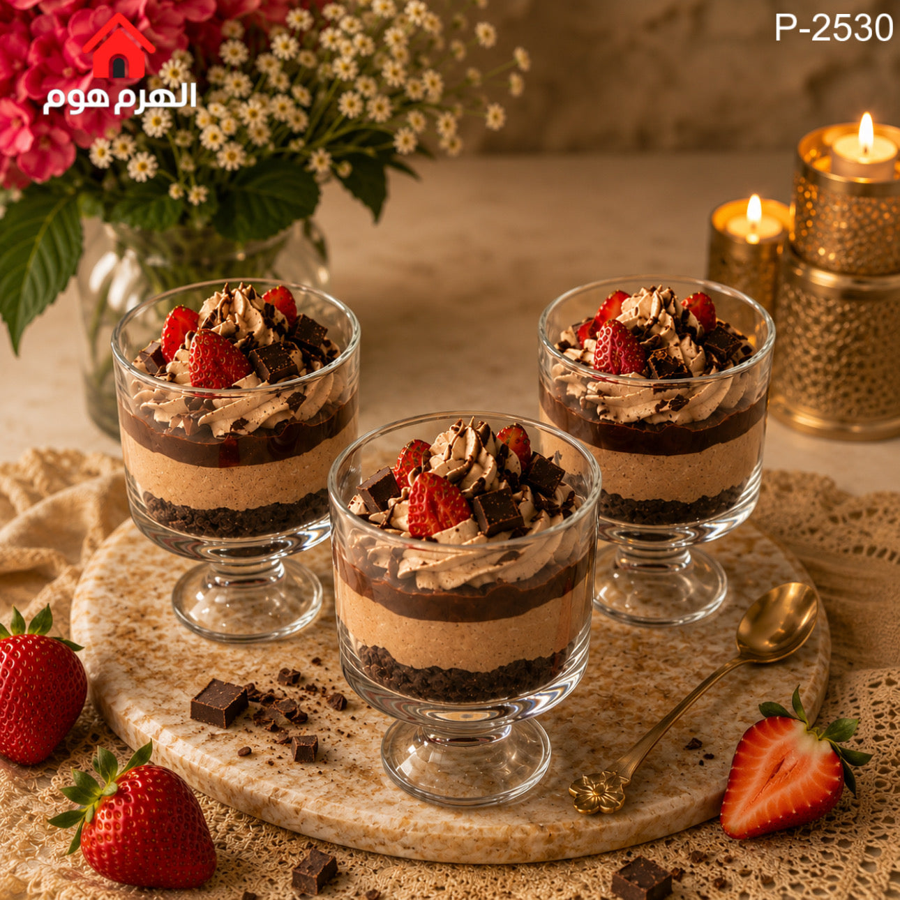 كاسات ايسكريم زجاج / 3